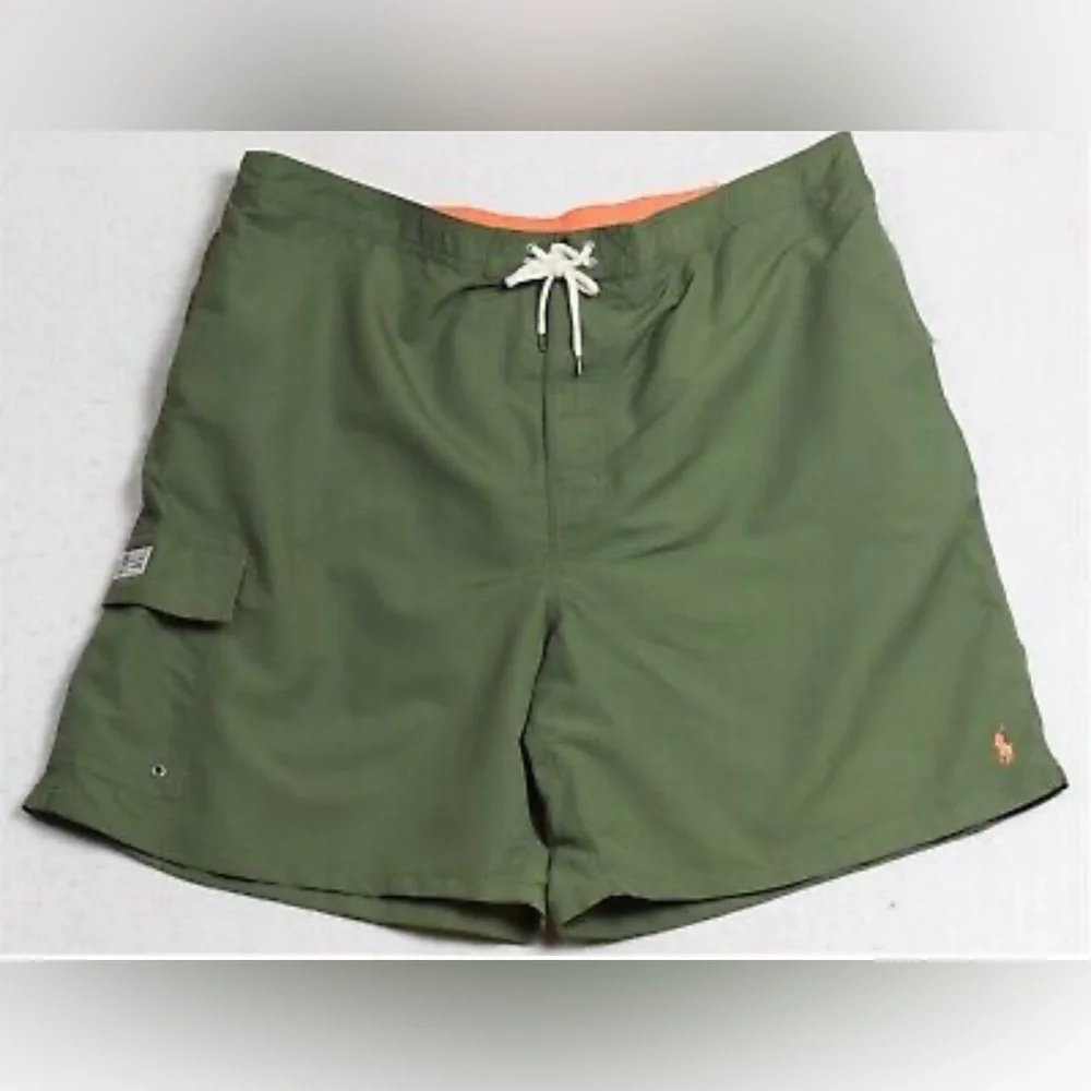 Polo Ralph Lauren Swim Trunks Briefs Shorts Olive Green